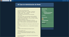 Desktop Screenshot of miblogdeaministracionderedes.blogspot.com