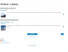 Tablet Screenshot of kristinesplanet.blogspot.com