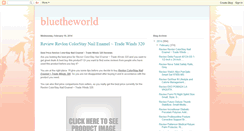 Desktop Screenshot of bluetheworld.blogspot.com