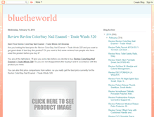 Tablet Screenshot of bluetheworld.blogspot.com