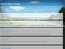 Tablet Screenshot of bradsbrainteaser.blogspot.com