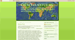 Desktop Screenshot of cienciasnature.blogspot.com