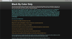 Desktop Screenshot of blackbycoloronly.blogspot.com