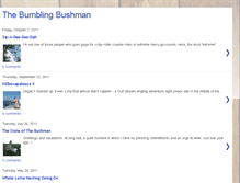 Tablet Screenshot of bumblingbushman.blogspot.com