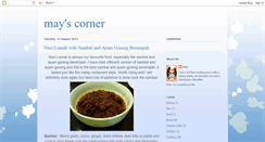 Desktop Screenshot of maymaycorner.blogspot.com