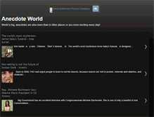 Tablet Screenshot of anecdoteworld.blogspot.com