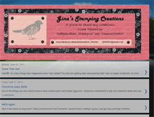 Tablet Screenshot of ginathorntonstamping.blogspot.com