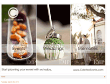 Tablet Screenshot of colettesevents.blogspot.com