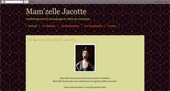 Desktop Screenshot of mamzellejacotte.blogspot.com