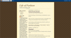 Desktop Screenshot of lifeoffashion.blogspot.com