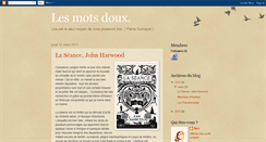 Desktop Screenshot of les-mots-doux.blogspot.com