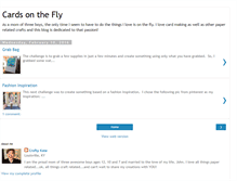 Tablet Screenshot of cardsonthefly.blogspot.com