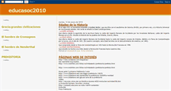 Desktop Screenshot of educasoc2010.blogspot.com