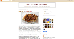 Desktop Screenshot of dailybreadjournal.blogspot.com