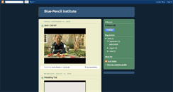 Desktop Screenshot of blue-pencilinstitute.blogspot.com