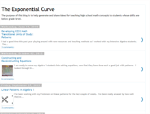 Tablet Screenshot of exponentialcurve.blogspot.com