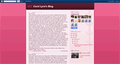 Desktop Screenshot of carollynnsupdate.blogspot.com
