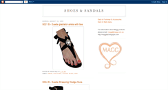 Desktop Screenshot of maggsandals.blogspot.com