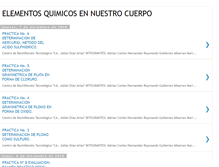 Tablet Screenshot of elementosquimicosennuestrocuerpo.blogspot.com