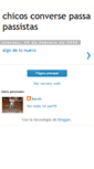 Mobile Screenshot of chicosconversepassapassistas.blogspot.com