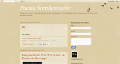 Desktop Screenshot of grupopoesiasimplesmente.blogspot.com