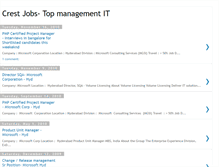 Tablet Screenshot of crestjobsittopmanagement.blogspot.com