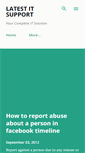 Mobile Screenshot of latestitsupport.blogspot.com