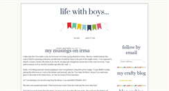 Desktop Screenshot of mommysboys.blogspot.com