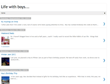Tablet Screenshot of mommysboys.blogspot.com