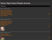 Tablet Screenshot of carlostapiataverapicadordetoros.blogspot.com