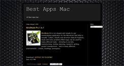 Desktop Screenshot of bestappsmac.blogspot.com