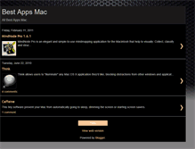 Tablet Screenshot of bestappsmac.blogspot.com