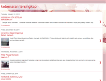 Tablet Screenshot of kebenarantersingkap.blogspot.com