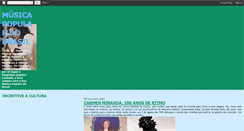 Desktop Screenshot of musicapopulardobrasil.blogspot.com