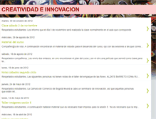 Tablet Screenshot of creatividadinnovacionibero.blogspot.com