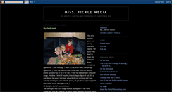 Desktop Screenshot of missficklemedia.blogspot.com
