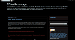 Desktop Screenshot of ezhealthcoverage.blogspot.com