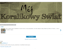 Tablet Screenshot of koralikowy-swiat.blogspot.com