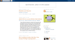 Desktop Screenshot of kittensandcupcakes.blogspot.com
