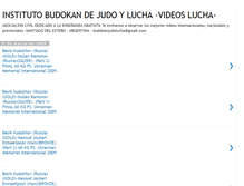 Tablet Screenshot of budokan-lucha-videos.blogspot.com