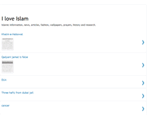 Tablet Screenshot of den-e-islaam.blogspot.com