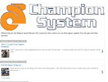 Tablet Screenshot of champion-system.blogspot.com
