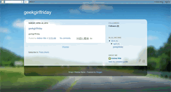 Desktop Screenshot of geekgirlfriday.blogspot.com
