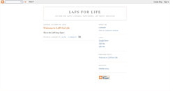 Desktop Screenshot of lafsforlife.blogspot.com