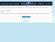 Tablet Screenshot of innovationanalysis.blogspot.com