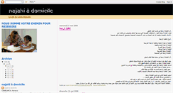 Desktop Screenshot of najahidomicile.blogspot.com