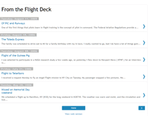 Tablet Screenshot of flight-deck.blogspot.com