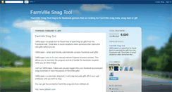 Desktop Screenshot of farmvillesnag.blogspot.com