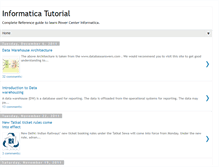 Tablet Screenshot of informaticatutorial-a2z.blogspot.com
