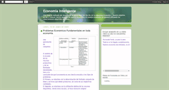 Desktop Screenshot of ecomomiainteligente.blogspot.com